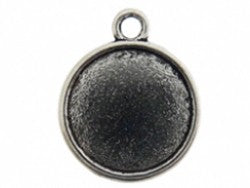 Hanger voor camee 18mm zilverkl. 2st.