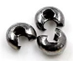 Knijpkrraalverberger 5mm black 5st.