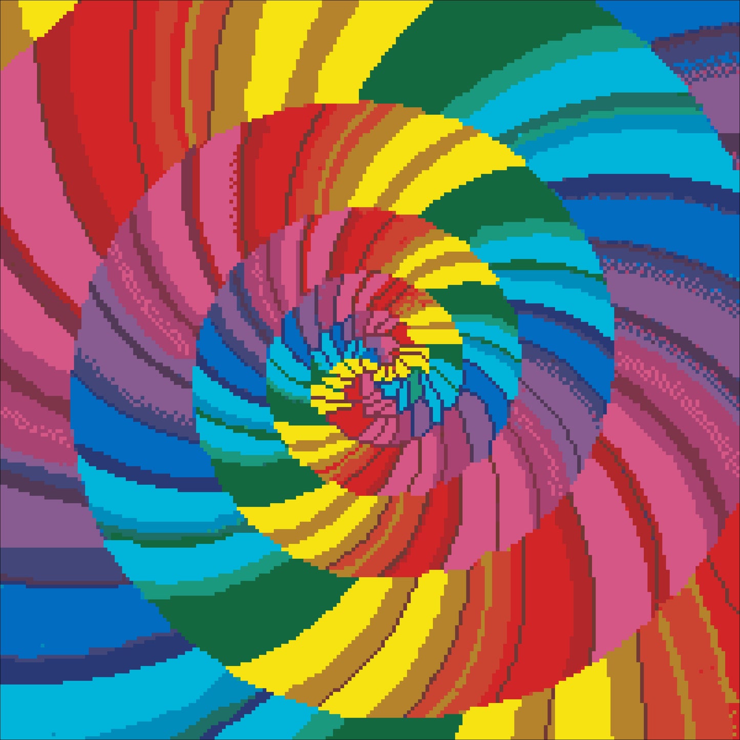 Borduurpakket kralen Mandala 44x44cm