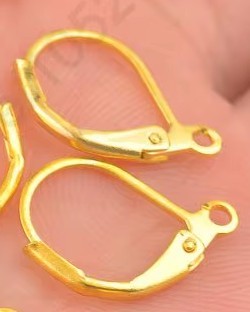 Oorhaakjes 16mm met scharnier 925 zilver p.p.