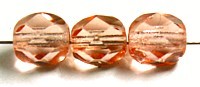 Facetkralen 6mm trabsp. rose 25st