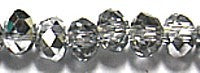Facetkr disc 3x4,5 christal/silver 45cm ca 140st.
