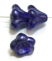 Glaskelk 13x11mm denim wax gecoat 5st