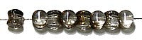 Diabolokraal 5mm kristal-goudbruin 50st.