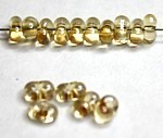 Farfalle 2x4mm transp champagne gelusterd 25gr