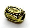 met. kr. goudkl. 10x7mm ton p. st
