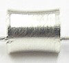 Metalen kraal zilverkl. 6.5x5mm 25 stuks
