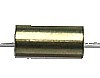 Metalen kraal 12x5mm zilverkl. 10st