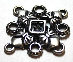 Tussenstuk 36x34mm zilverkl. per stuk