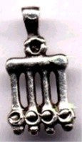 Hanger harp 11mm zilverkl. 2st.