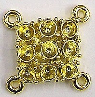 tussenstuk 20mm goudkl 4-oog voor 3-4mm similist.