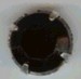 Swarovski opnaai steen 9mm zwart 10st