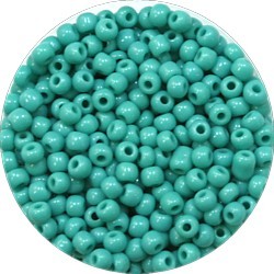 Rocailles 7/0 zeegroen 25 gram