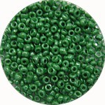 Rocailles 10/0 groen opaque ca 50gram
