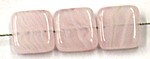 Glaskraal 8x8mm volcano rose 25st