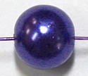 Glasparel 12mm indigoblauw streng ca 70st.