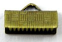 Lintsluiting 13mm oud goudkl. per paar