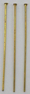 Nietstiften 80mm verguld 10 st