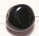 Glaskraal 20mm keivorm tr.donker bruin p.st