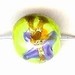 Glaskraal rond 12mm geel 5st