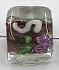 glaskr.blok 10mm tr.amethyst/witte streep+roos 10s
