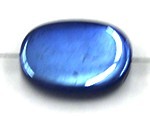 glaskraal ovaal 18x14mm zwartAB 5stuks