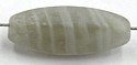 Glaskraal 18x6mm grijs gestreept 5st.