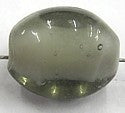 Glaskraal 12mm ovaal transp. grijs 4st.