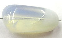 Glaskraal 32X14mm opaline per stuk
