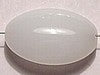 glaskraal ovaal plat 23mm wit 3st.