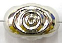 Metallookkraal 16x10mm m.ringen 5 stuks