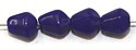 Glaskraal 6x4 konisch blauw ca 200st.