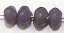 Glaskraal 4x6mm schijf opaalpaarsblauw ca 200st.