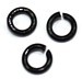 Ringetjes 5mm zwart 25st