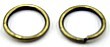 ringetjes 8mm dubbel oudgoudkl. 25st