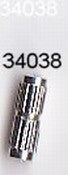 Draaisluiting 12x3.85mmgoudkl. p.st.