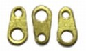 sluitplaatje 9mm goudkl. 10st.