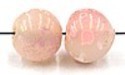 glaskr. rond 9mm oudrose/beige gemarmerd 10
