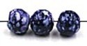 glaskr. rond 5/6mm blauw gemarmerd ca.25 st. ul