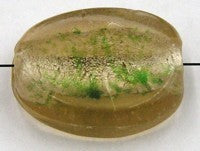 schijf silverfoil 27x23mm zachtrose/groen 1st
