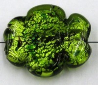 bloemkr.plat silverfoil 32x10mm groen p.st.