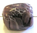 glaskraal 17x15mm lila millifiory p.st