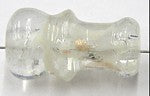 glaskraal 23x13mm tr.wit/goud p.stt