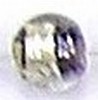 Glaskraal rond 9mm amethist silverfoil luster 10st