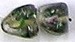 Glaskraal 10mm fantasie transp/vlekjes 10st.