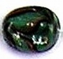 Glaskraal 17mm groen bewerkt 5st