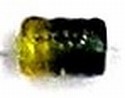 Glaskraal ton 12mm groen/d.geel 10st UL