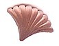 plaksteen waaiervorm 19x14mm amethist 5 stuks