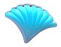 plaksteen waaiervorm 19x14mm blauw 5 stuks