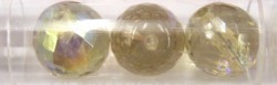 Gutermann facetkogel 14mm satin AB 3st